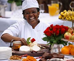 African Adventures resort food