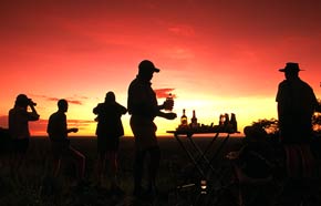 Happy Hour at the Sunset on the Savannah